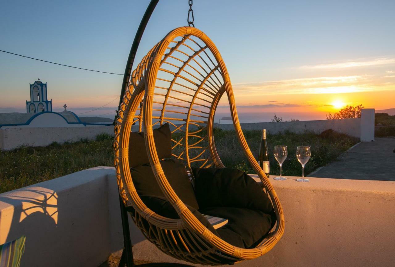 Caldera Sunset Villa Megalochori  Buitenkant foto
